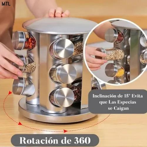 CONDIMENTERO GIRATORIO POR 12